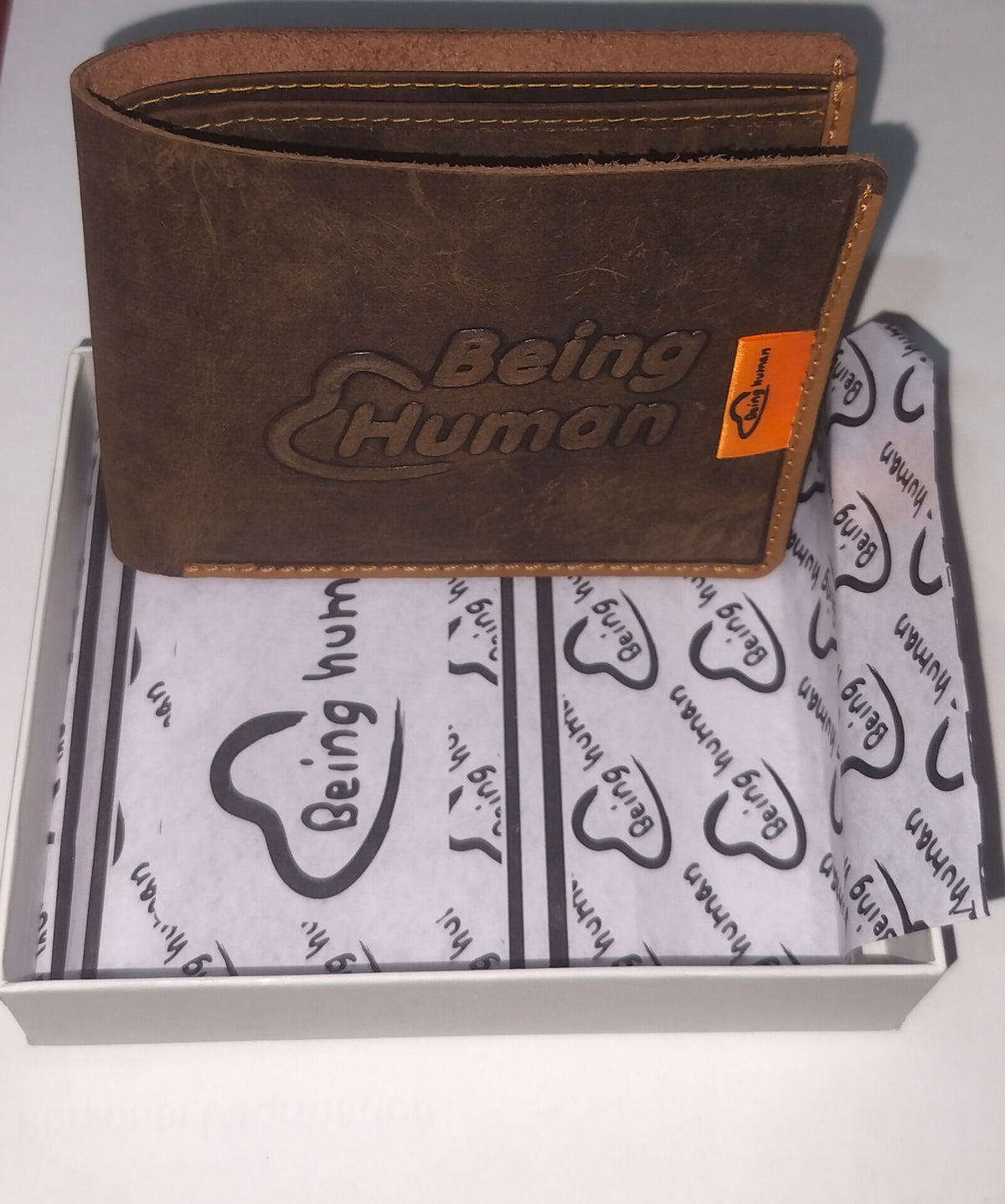 Being Human Brown Leather Wallet Premium
