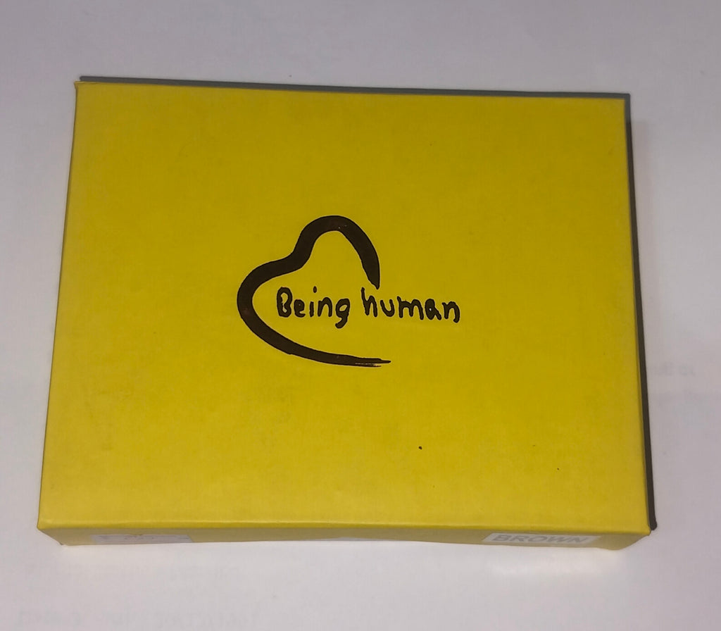 Being Human Brown Leather Wallet Premium