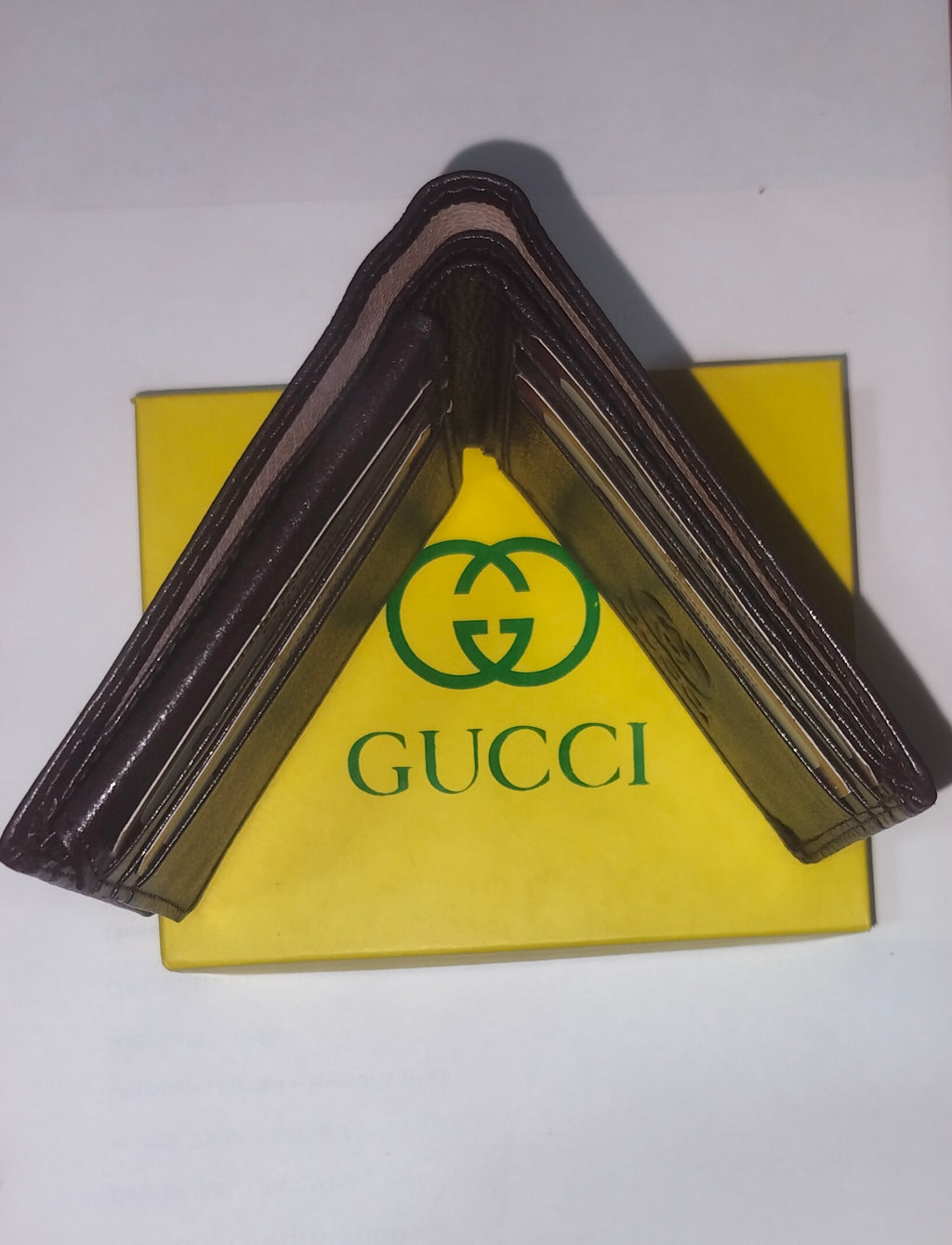 Gucci Brown Leather Premium Wallet