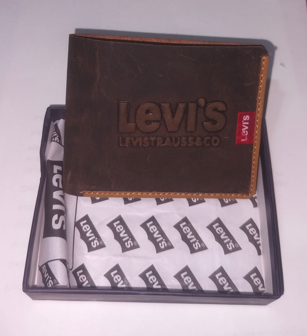 Levis Brown Genuine Leather Wallet