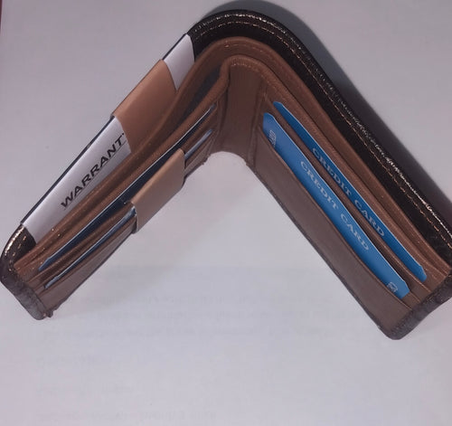 BEUNICK Golden Brown Leather Premium Wallet