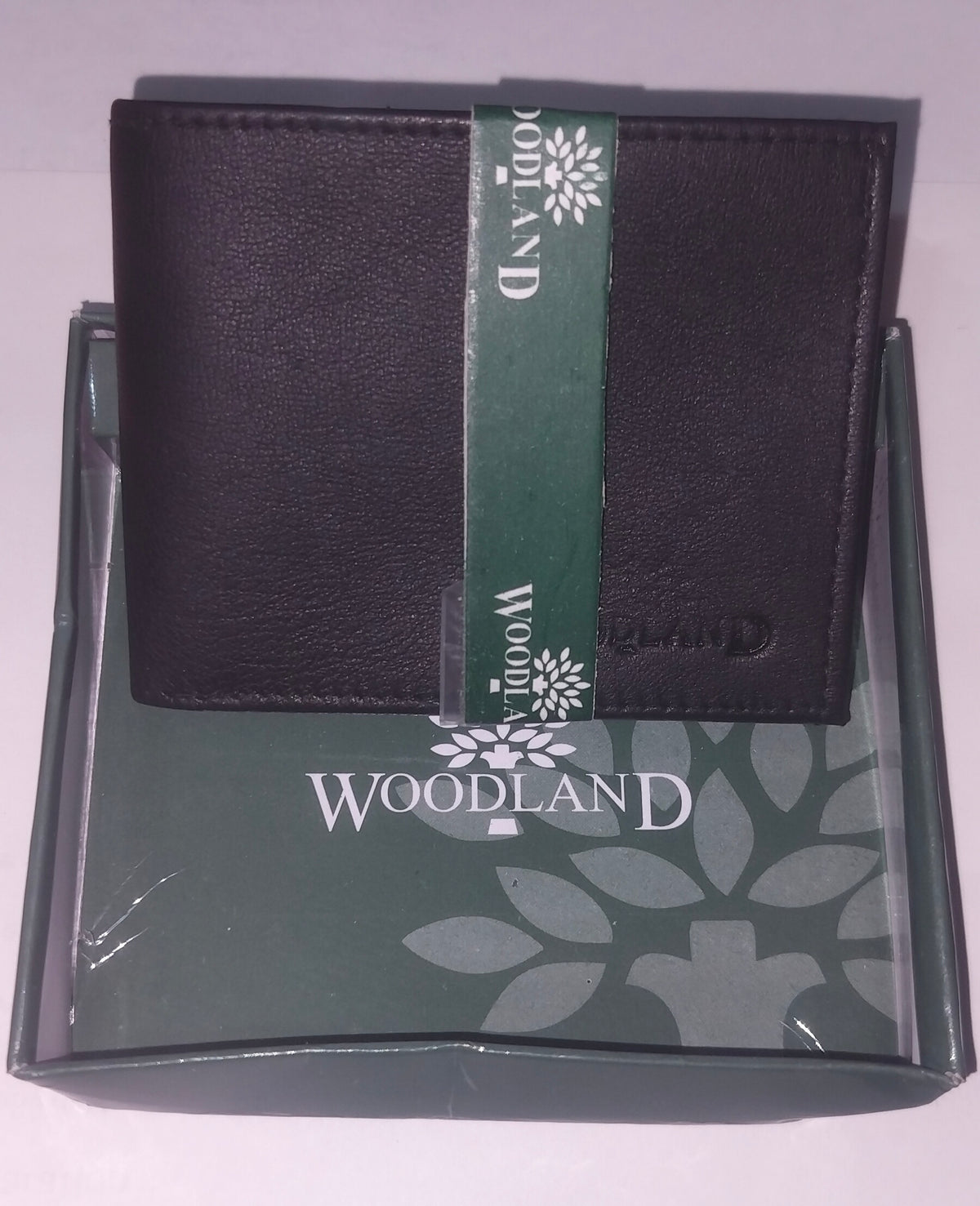 Woodland Men Black Leather Wallet