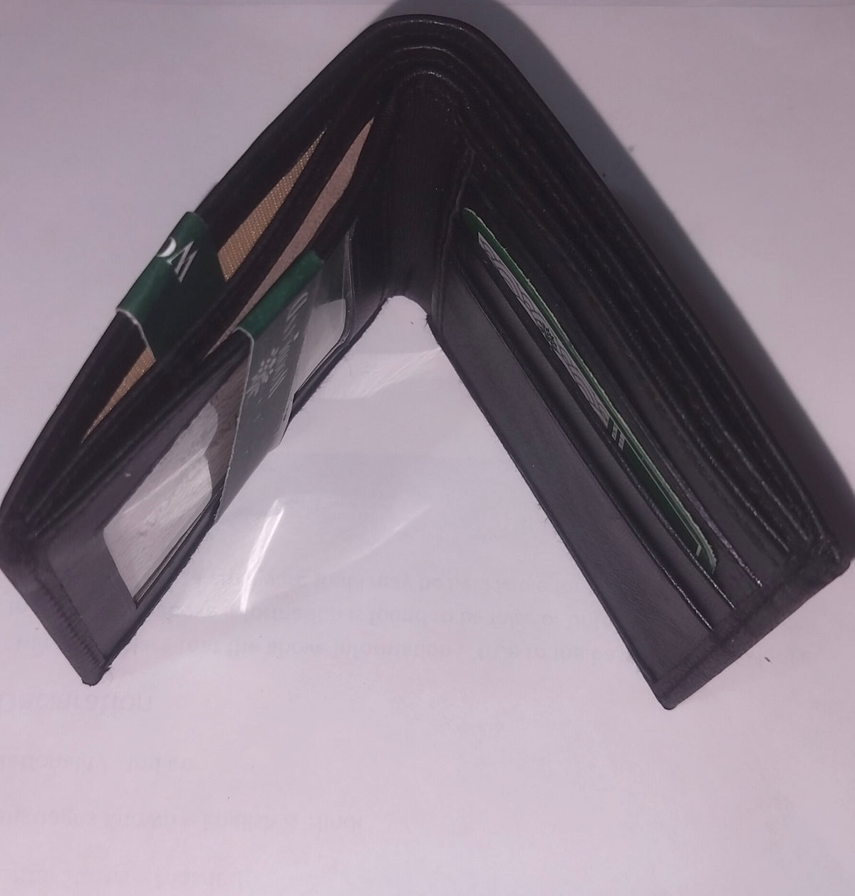 Woodland Men Black Leather Wallet